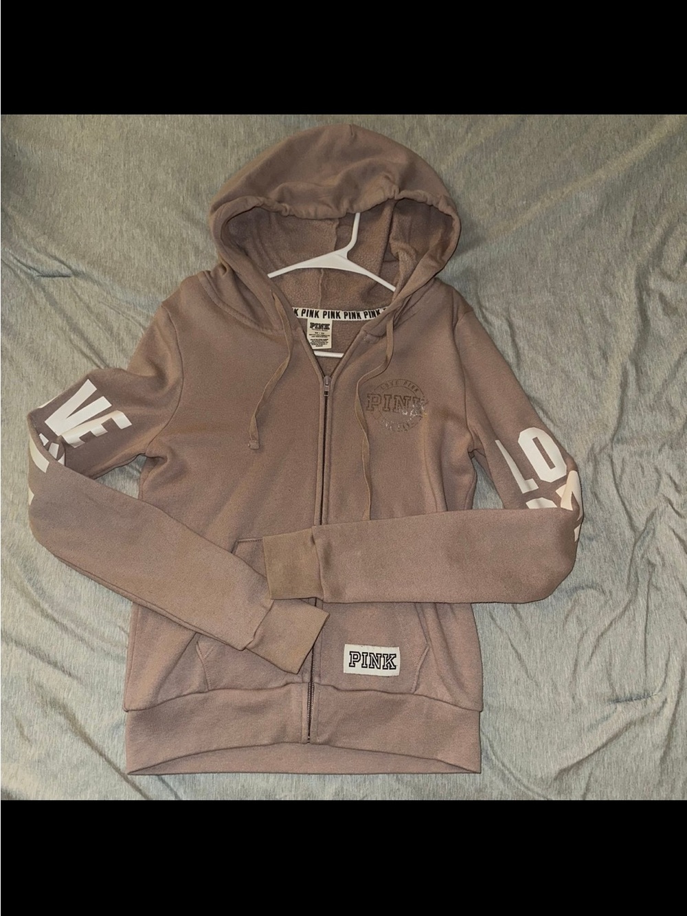 VS PINK zip up hoodie